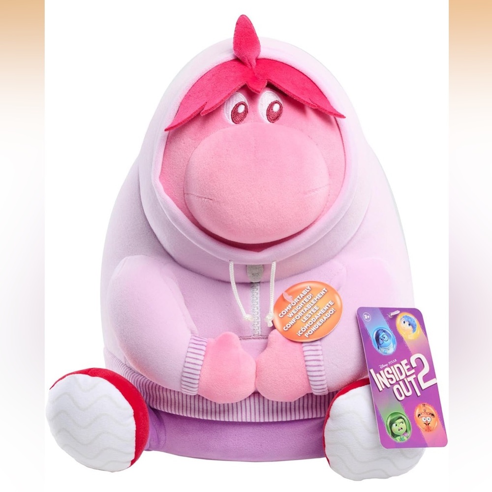 Inside Out 2 Weighted Comfort Plush Embarrassment by Just Play NWT